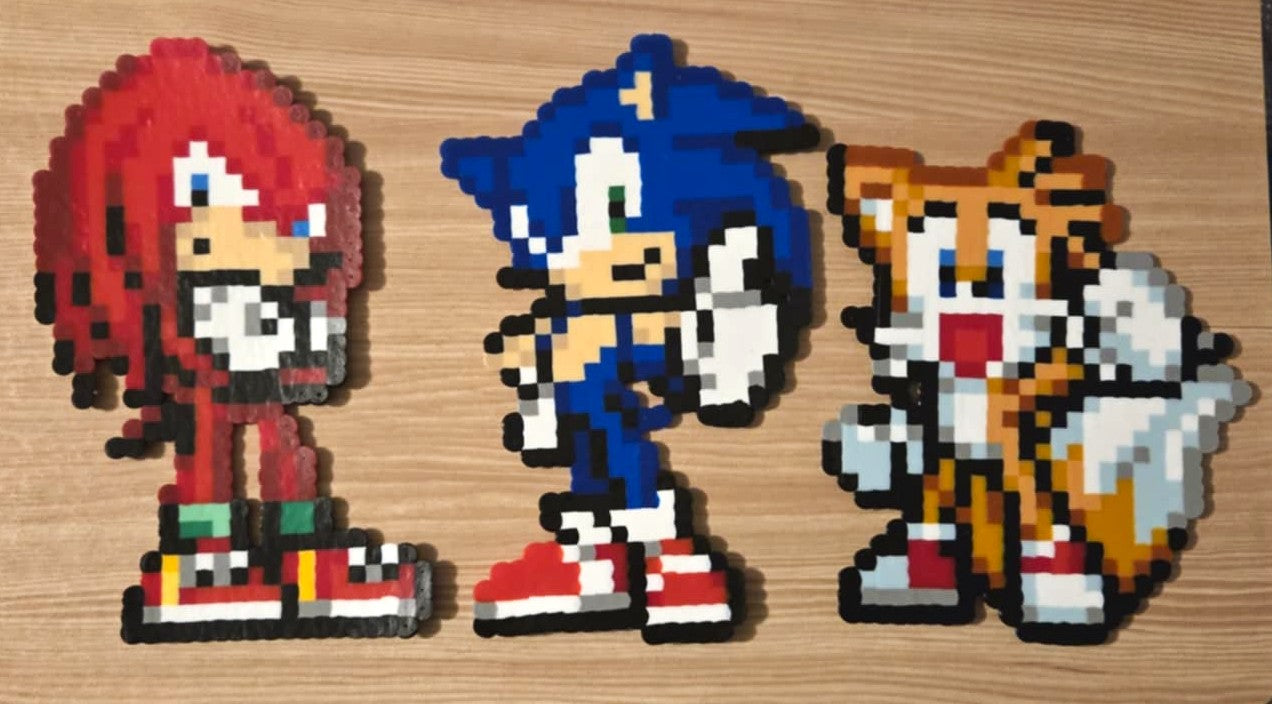 Sonic Perler Sprites